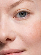 Close-up of a person's eye with a clear background
